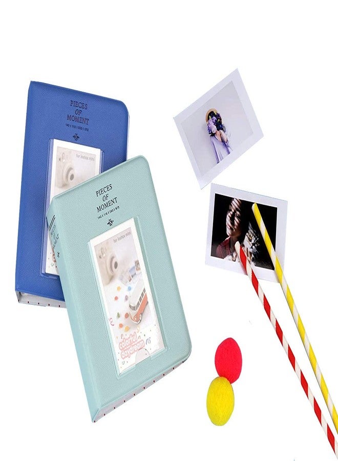 Stela [In-stax Mini 64 page Photo Album] Pieces of Moment Book Album Compatible for Films of Fujiflm In-stax Mini 7s 8 8+ 9 25 26 50s 70 90 10 11 30 55 20 50 7 LiPlay & Hello kitty (Ice Blue) - Image 4